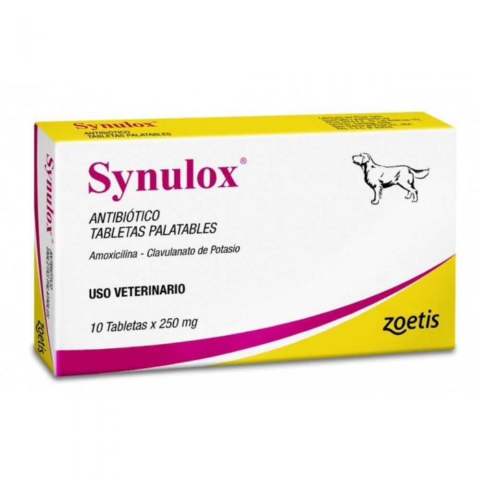 Synulox 250 mg; 10 comprimidos