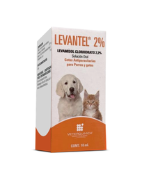 Levantel 2% gotas-mascotas 10 ml